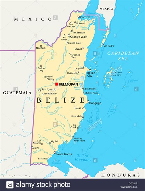 Map Of Belmopan Belize Gallery   Diagram Writing Sample ...