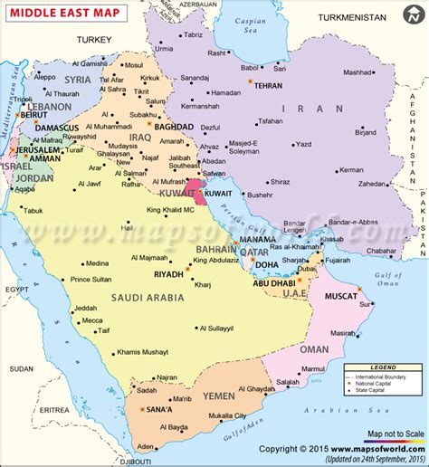 Map Of Eastern Countries Middle East Map | Travel Maps and ...