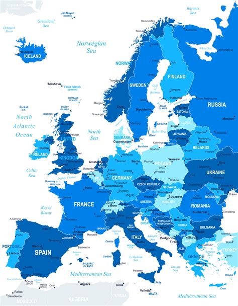 Map of Europe 2018 | Map of Europe | Europe Map