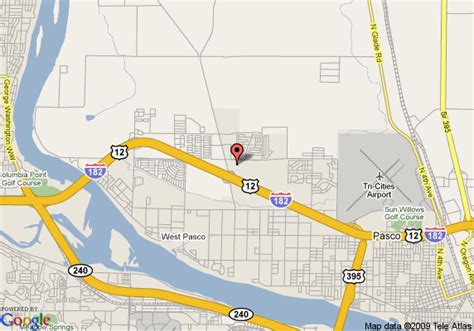 Map of Holiday Inn Express Hotel & Suites Pasco, Pasco