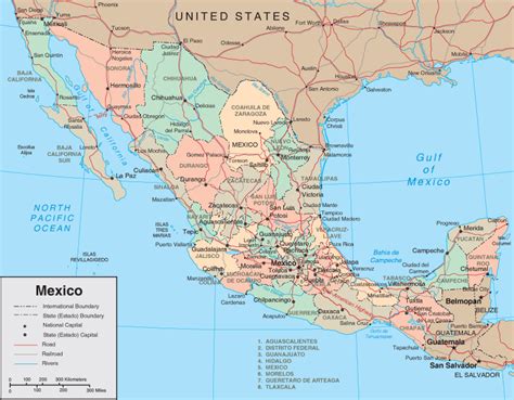 Map of Mexico   Maps of Mexico