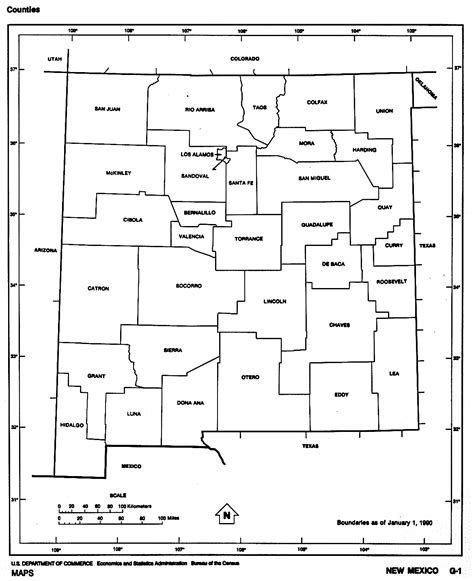 map of new mexico