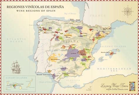 Map of Spain Wine Regions  DOC s  » CellarTours