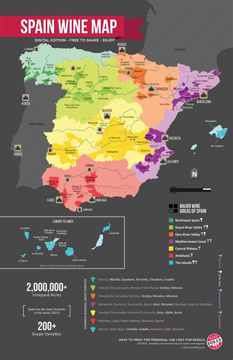 Map of Spain Wine Regions | Wine Folly
