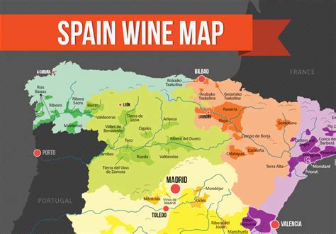 Map of Spain Wine Regions | Wine Folly