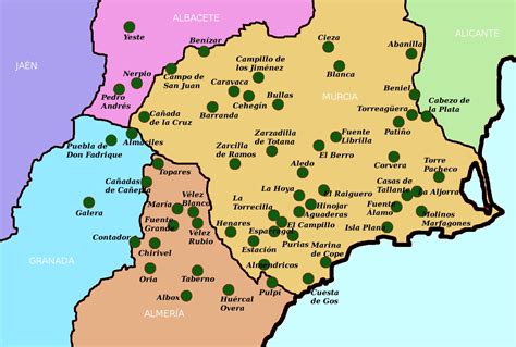Mapa Almeria Pueblos | My blog