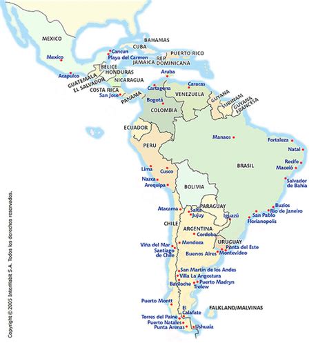 Mapa América Latina  Latin America map  | Explore mapas ...