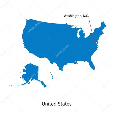 Mapa Capital Washington