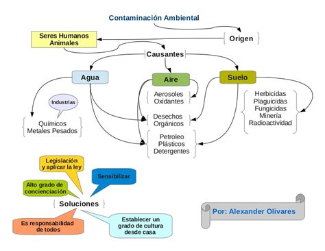 Mapa Conceptual Contaminación Ambiental