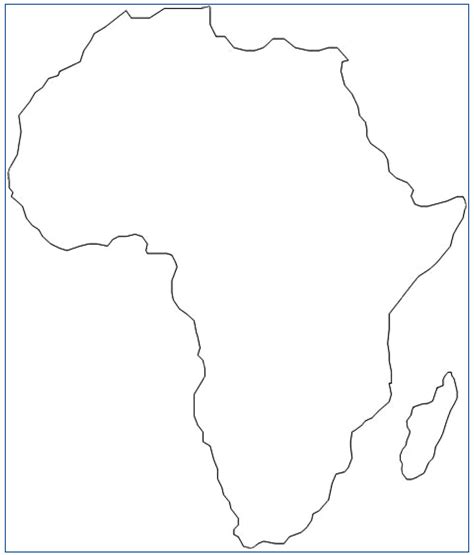 mapa da áfrica colorir – Nerd Professor