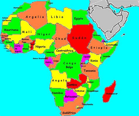 Mapa da africa para imprimir   Mapa da africa para imprimir