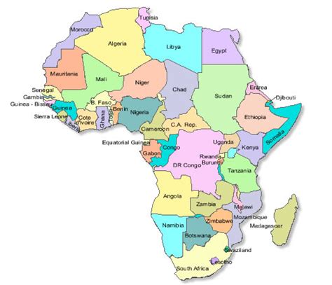mapa da África pré colonial | MOSANBLOG