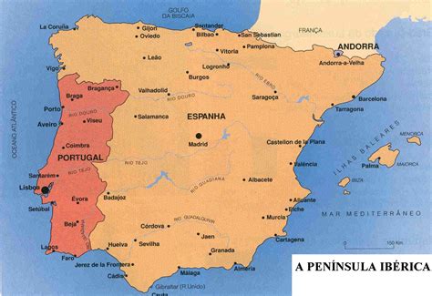 Mapa da Península IbéricaMinuto Ligado