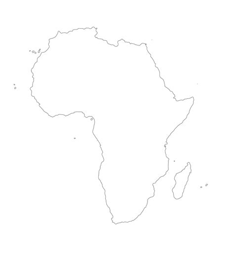 Mapa de África para imprimir | Político | Físico | Mudo ...
