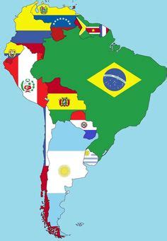 Mapa de América del Sur  Sudamérica : países y capitales ...