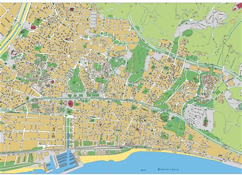 Mapa de Badalona | Tienda Mapas
