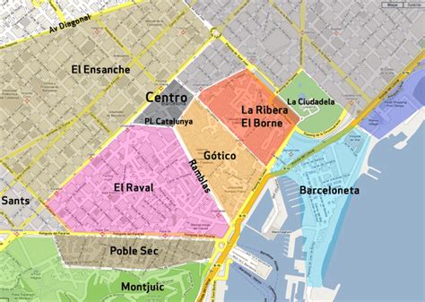 Mapa de Barcelona   Noticias España | Noticias de España y ...