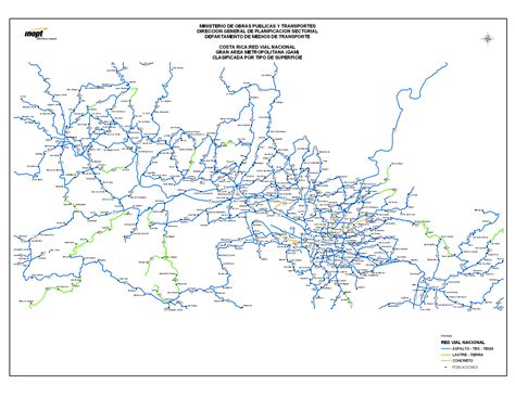 Mapa de Carreteras de la Gran Área Metropolitana de San ...