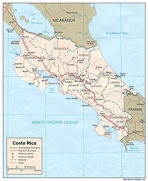 Mapa de carreteras en Costa Rica   MapaCarreteras.org