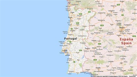 Mapa de carreteras Portugal España | MAPAS DE LA PENÍNSULA ...