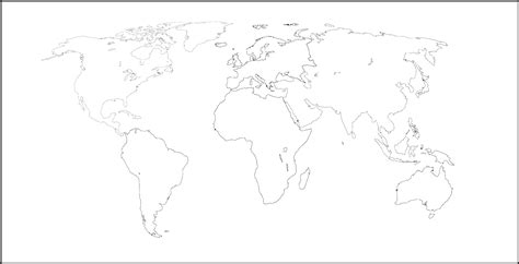 Mapa de continentes 】» Con Nombres | Mudo | En blanco ...