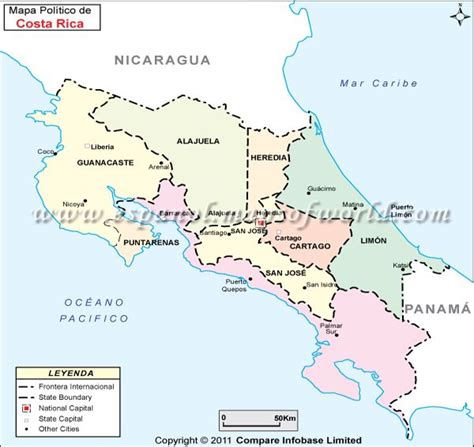 Mapa de Costa Rica | 3.2. AC//America Central | Pinterest ...