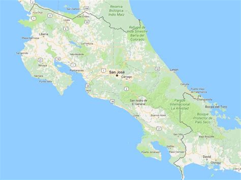 Mapa de Costa Rica | Descarga los mapas de Costa Rica