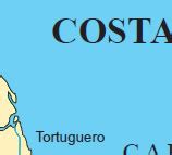 Mapa de Costa Rica   Rutas, distancias y tiempo de manejo