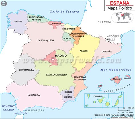 Mapa de España, España mapa