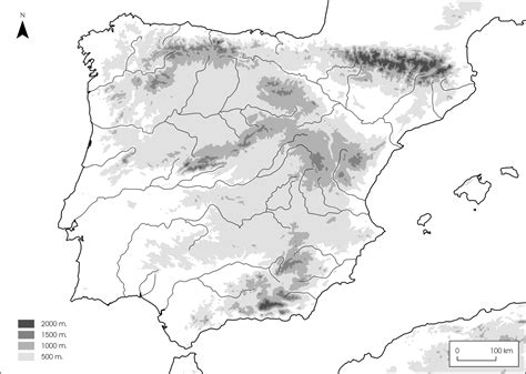Mapa De España Fisico Para Imprimir | My blog