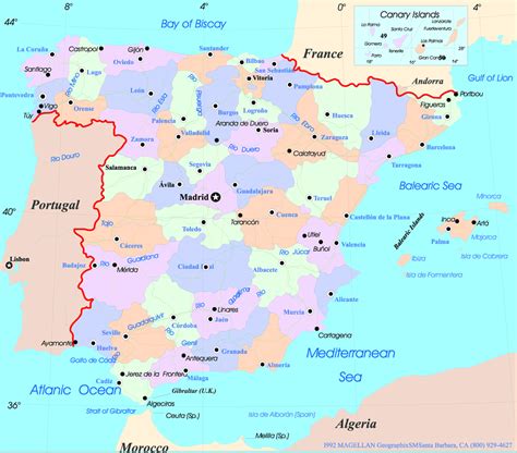 Mapa de España Imagen