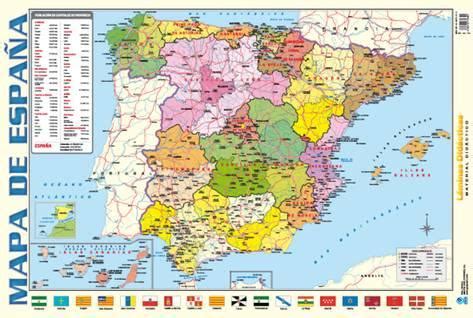 Mapa de Espana Novelty   AllPosters.co.uk