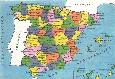 Mapa De España Provincias Y Pueblos | Marketingfinest