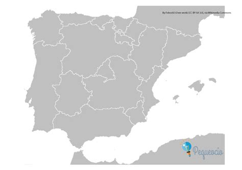 Mapa de España, ¡todos los mapas de España para imprimir ...