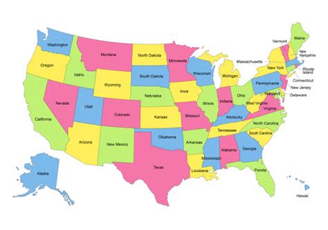 Mapa de estados unidos | Descargar Vectores Premium