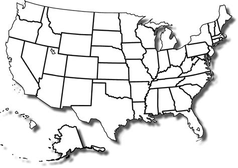 mapa de estados unidos en pinterest 50 estados mapa de ...