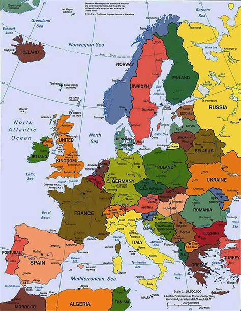 Mapa de Europa AMPLIADO