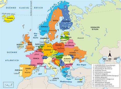 Mapa De Europa Fotos