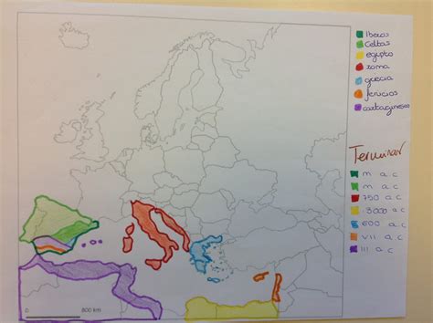 Mapa de Europa y España en la Edad Antigua | Pizarras Abiertas