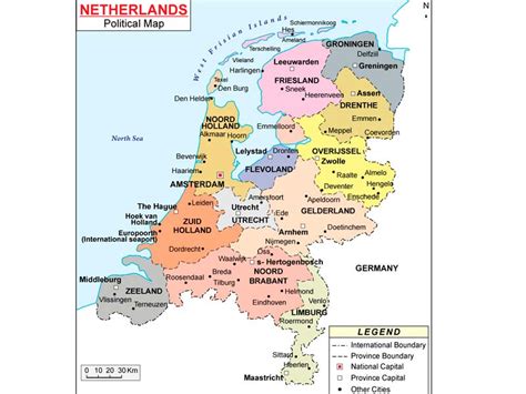 Mapa de Holanda | Descarga los mapas de Holanda