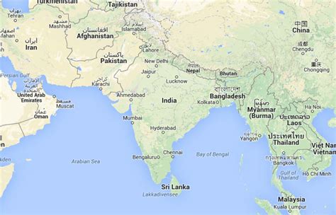 Mapa de India, donde está, queda, país, encuentra ...