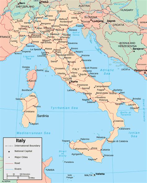Mapa de Italia Ciudades | Mapa de Italia Ciudades
