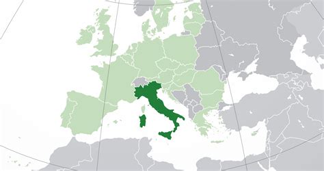 Mapa de Italia, donde está, queda, país, encuentra ...