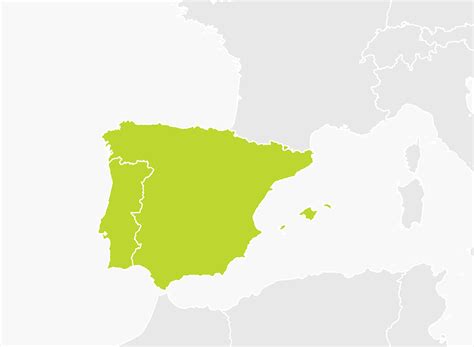 Mapa de la Península Ibérica  España y Portugal  | TomTom