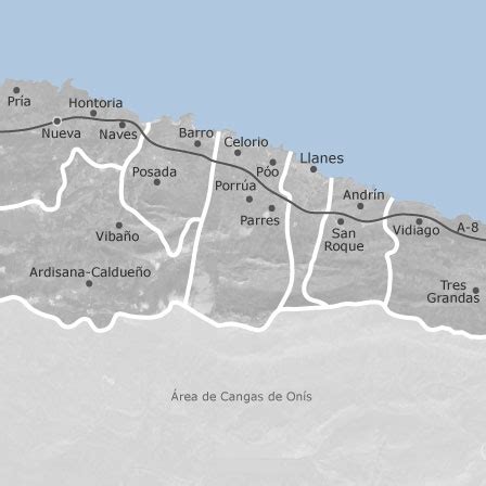Mapa de Llanes, Asturias — idealista