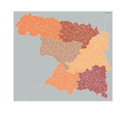 Mapa de los Municipios de España Vectorial. Formatos ...