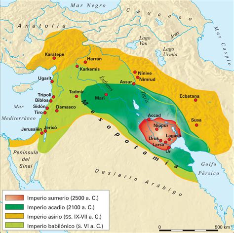 Mapa de Mesopotamia   Mapa Físico, Geográfico, Político ...