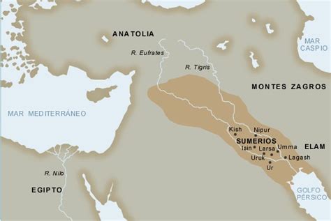 Mapa de Mesopotamia   Mapa Físico, Geográfico, Político ...