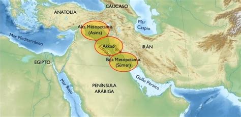 Mapa de Mesopotamia   Mapa Físico, Geográfico, Político ...