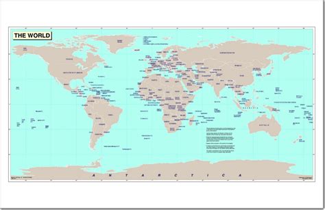 Mapa de países del Mundo. Naciones Unidas   Didactalia ...